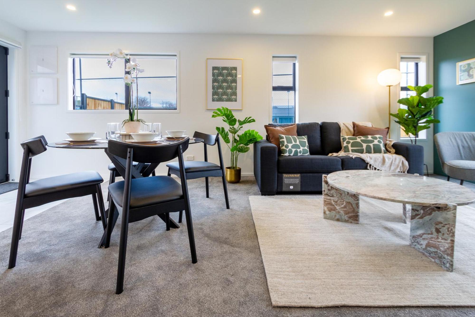 Serene Living 2 Bed With Carpark Christchurch Exterior foto